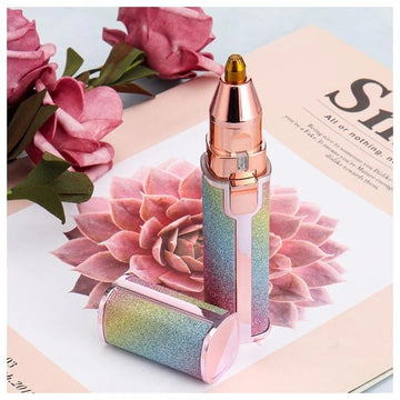 2-in-1 Eyebrow Trimmer & Facial Hair Shaver for Women
